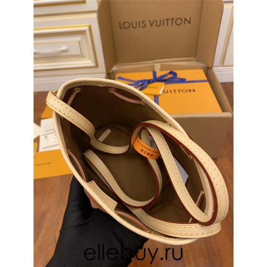 Louis Vuitton Best-selling NANO NOE Handbag (M41346) Classic Monogram: Size - 13x 15x 9cm