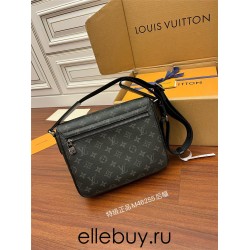 Louis Vuitton DISTRICT Small Messenger Bag (M46255) Monogram Eclipse Black Monogram Eclipse Black: Size - 26x20x7cm