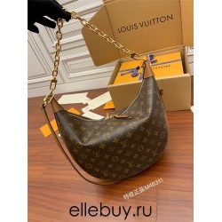 Louis Vuitton M46311 LV Marel Vintage Bag Latest 2022 Runway MATEL Runway Moon Mother Bag Classic Monogram with Yellow Flower Size: 38×30×10cm