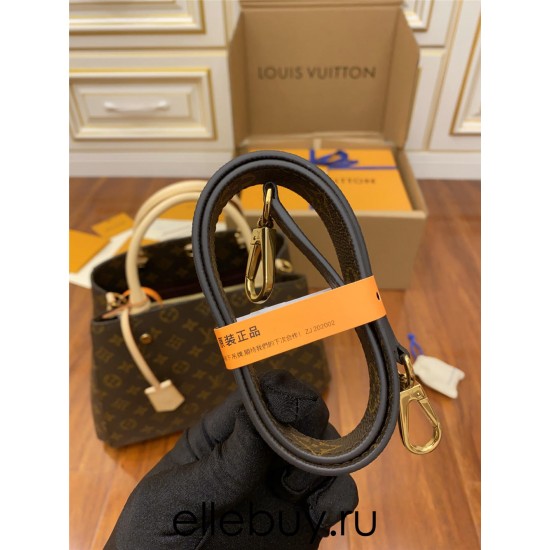 Louis Vuitton MONTAIGNE Medium Handbag (M41056) Monogram Size: 33X23X15CM