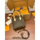 Louis Vuitton PETIT SAC PLAT BB Handbag (M45847) Monogram Size: 21.5x22x9cm