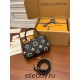 Louis Vuitton M45978 Black Print Madeleine BB Handbag Monogram Empreinte Leather Size: 24x17x8.5 cm