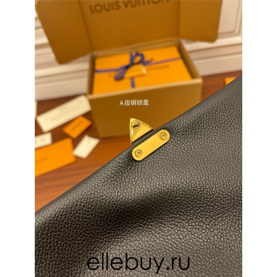 Louis Vuitton M45976 Black New Madeleine Medium Handbag Monogram Empreinte Embossed Leather Size: 30x19.5x11 cm