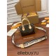 Louis Vuitton SPEEDY 20 Pillow Bag (New Strap) M46234 Monogram Canvas Leather Trim and Fabric Lining Size: 20.5x12.5x12cm