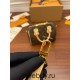 Louis Vuitton SPEEDY 20 Pillow Bag (New Strap) M46234 Monogram Canvas Leather Trim and Fabric Lining Size: 20.5x12.5x12cm