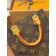 Louis Vuitton PETIT SAC PLAT Handbag (M81295) Monogram Size: 14x15x5cm