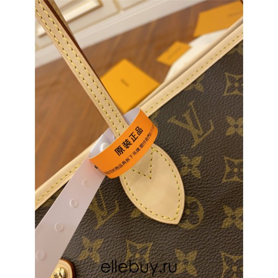 Louis Vuitton M41178 Monogram / Peony Pink NEVERFULL Medium Handbag Monogram Size: 32x28.5x17cm