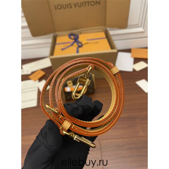 Louis Vuitton NANO SPEEDY Handbag (M81085) Nano Speedy Monogram Size: 16x10x7.5cm