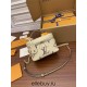 Louis Vuitton M45599 White Print Vanity Small Handbag Giant Monogram Embossed Size: 19×13×11cm