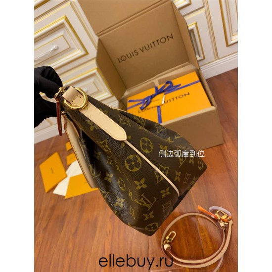 Louis Vuitton M48814 TURENNE Medium Handbag Monogram Size: 40x26x14cm