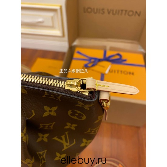 Louis Vuitton  M48813 TURENNE Small Handbag Round Handle and Front Pleats Monogram: Size - 31.0x21.0x13.0 cm