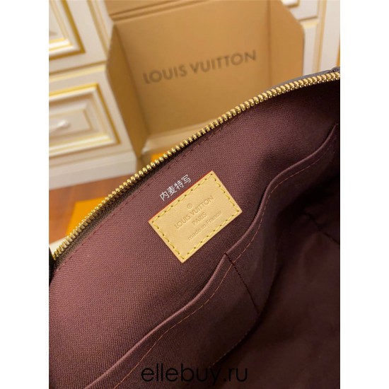 Louis Vuitton  M48813 TURENNE Small Handbag Round Handle and Front Pleats Monogram: Size - 31.0x21.0x13.0 cm