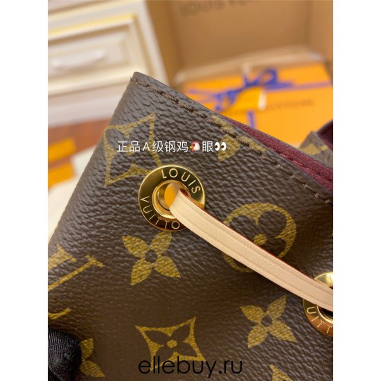 Louis Vuitton M43431 Montsouris Medium Sperone Backpack Damier Azur Canvas, Size: 30x25x10cm