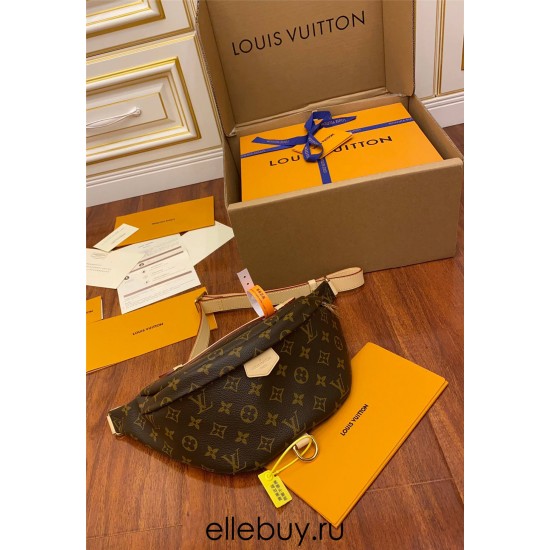 Louis Vuitton BUMBAG Waist Bag (M43644) Classic Monogram, Size: 37x14x13cm