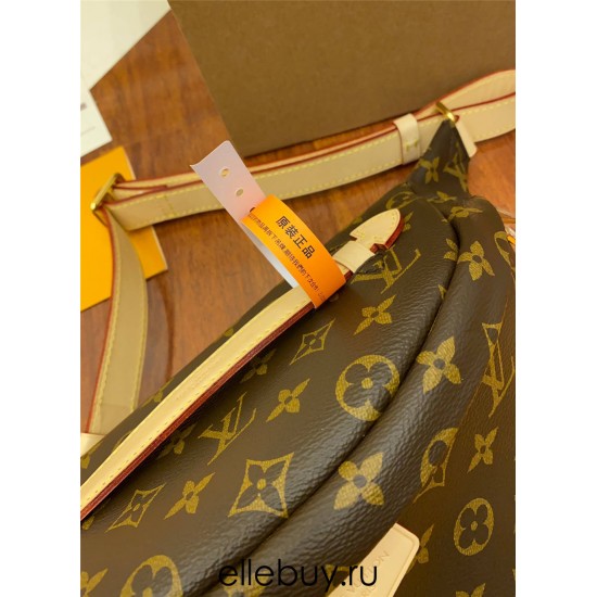 Louis Vuitton BUMBAG Waist Bag (M43644) Classic Monogram, Size: 37x14x13cm