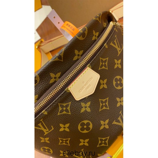 Louis Vuitton BUMBAG Waist Bag (M43644) Classic Monogram, Size: 37x14x13cm