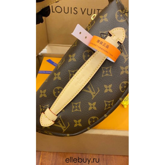 Louis Vuitton BUMBAG Waist Bag (M43644) Classic Monogram, Size: 37x14x13cm