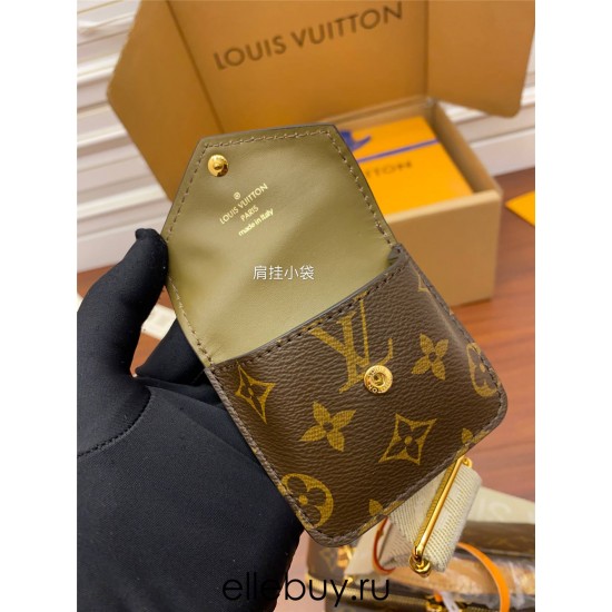 Louis Vuitton UTILITY CROSSBODY Handbag (M80446) , Size: 18x11x10cm