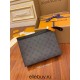 Louis Vuitton M69535 Pochette Voyage Medium Clutch Monogram Eclipse Black Reverse Canvas, Size: 27.0×21.0×3.0cm