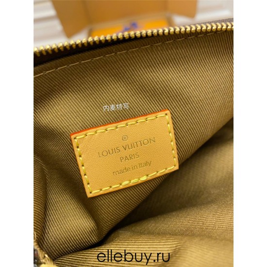 Louis Vuitton UTILITY PHONE POCKET Phone Bag (M80746) Monogram Canvas, Size: 16x19x6cm