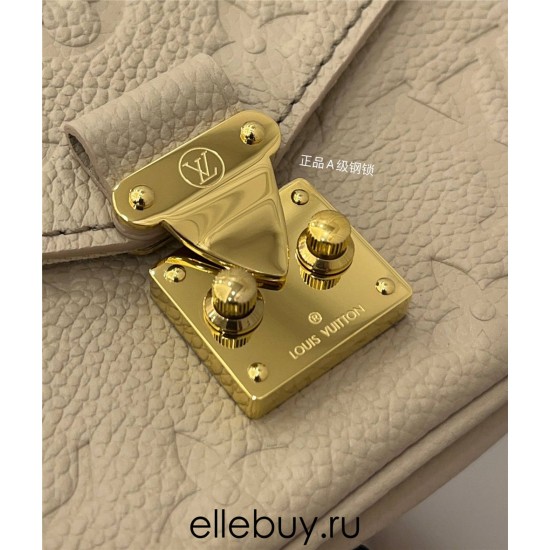 Louis Vuitton MICRO MÉTIS Metis Chain Bag (M81390) Yellow Flower Monogram Empreinte Leather, Size: 14x11x3.5cm