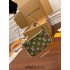 Louis Vuitton MINI POCHETTE ACCESSOIRES Clutch (M81284) Green Spring in the City Capsule Collection, Size: 15.5x10.5x4cm