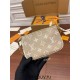 Louis Vuitton MINI POCHETTE ACCESSOIRES Clutch (M81284) Green Spring in the City Capsule Collection, Size: 15.5x10.5x4cm