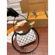 Louis Vuitton BAGATELLE Handbag (M46091) Black Bagatelle BB Monogram pattern print and embossing, Size: 22x14x9CM