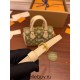 Louis Vuitton SPEEDY BANDOULIÈRE 20 Handbag (M46118) Green Monogram Empreinte Leather, Size: 20.5x13.5x12CM