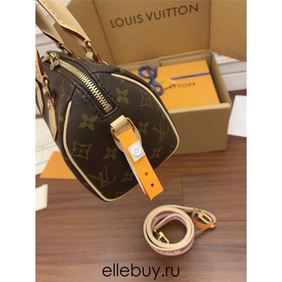 Louis Vuitton Speedy 20cm Monogram Pillow Bag (M46048), 20x13x12cm