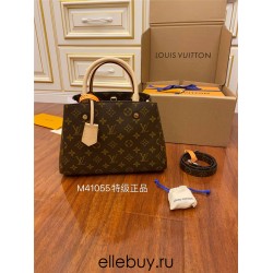 Louis Vuitton MONTAIGNE BB Handbag (M41055) Monogram Canvas, Size: 29X20X13CM