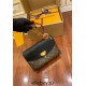 Louis Vuitton M43714 Black Classic Saint Placide Chain Shoulder Bag, Size: 25x16.5x7cm