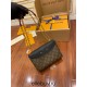 Louis Vuitton M43714 Black Classic Saint Placide Chain Shoulder Bag, Size: 25x16.5x7cm