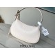 Louis Vuitton M82519 White Mini Moon Handbag Soft Monogram Empreinte Embossed Leather, Size: 20.5x11x5cm