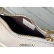 Louis Vuitton M82519 White Mini Moon Handbag Soft Monogram Empreinte Embossed Leather, Size: 20.5x11x5cm