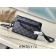 Louis Vuitton N44735 MINI SOFT TRUNK Damier Graphite Monogram Black Virgil Abloh, Size: 18.5x13.0x8.0 cm