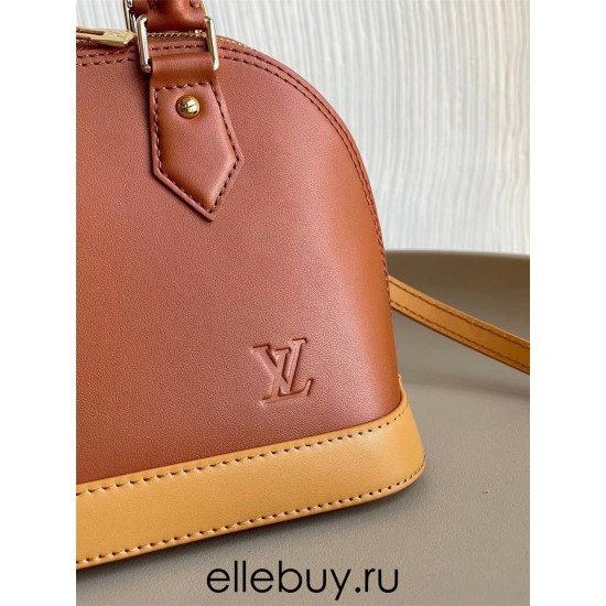 Louis Vuitton Alma BB Handbag (M91606) Brown, Size: 23.5x17.5x11.5cm