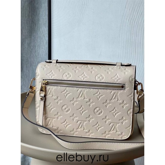 Louis Vuitton POCHETTE MÉTIS Metis Handbag (M46552) Off-White Monogram Empreinte Leather, Monogram Embossing, Size: 25x19x7cm