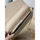 Louis Vuitton POCHETTE FÉLICIE Felicie Chain Bag (M82363) Ivory White Monogram Empreinte Leather, Size: 21x12x3cm