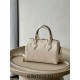 Louis Vuitton SPEEDY BANDOULIÈRE 20 Handbag (M58954) Ivory White Monogram Empreinte Leather, Size: 20.5x13.5x12cm