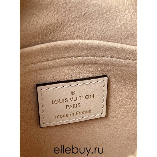 Louis Vuitton SPEEDY BANDOULIÈRE 20 Handbag (M58954) Ivory White Monogram Empreinte Leather, Size: 20.5x13.5x12cm