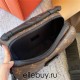 Louis Vuitton S LOCK Messenger Bag (M45806) Black Monogram Macassar Canvas, New Lock, Size: 22x18x8cm