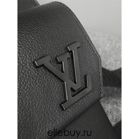 Louis Vuitton Fastline Messenger Bag (M22482) Black, Size: 23.5x18x7CM