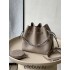 Louis Vuitton Bella Handbag (M21886) Gray, Bella Bucket Bag with Coin Purse made of Mahina Leather, Flat LV, Size: 19x22x14cm