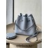 Louis Vuitton Bella Handbag (M21582) Blue, Bella Bucket Bag made of Mahina Leather, Size: 19x22x14cm