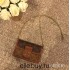 Louis Vuitton M68746 DAUPHINE Chain Bag Monogram and Monogram Reverse Two-tone Canvas LV Circle Hook, Size: 18.5x12x5cm