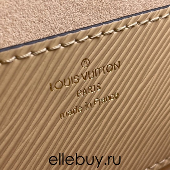 Louis Vuitton TWIST Medium Handbag (M59033) Apricot, Twist Medium Handbag with LV Twist Lock, Size: 23x17x9.5cm