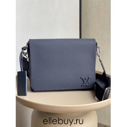 Louis Vuitton TAKEOFF Messenger Bag (M21363) Blue, Takeoff Messenger Bag in LV Aerogram Leather, Size: 28x24x10cm