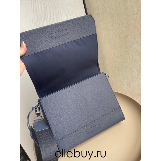 Louis Vuitton TAKEOFF Messenger Bag (M21363) Blue, Takeoff Messenger Bag in LV Aerogram Leather, Size: 28x24x10cm