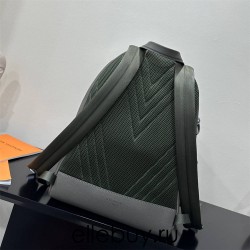 Louis Vuitton NEW BACKPACK Backpack (M21362) Green, LV Aerogram Leather, Size: 30x43x14cm